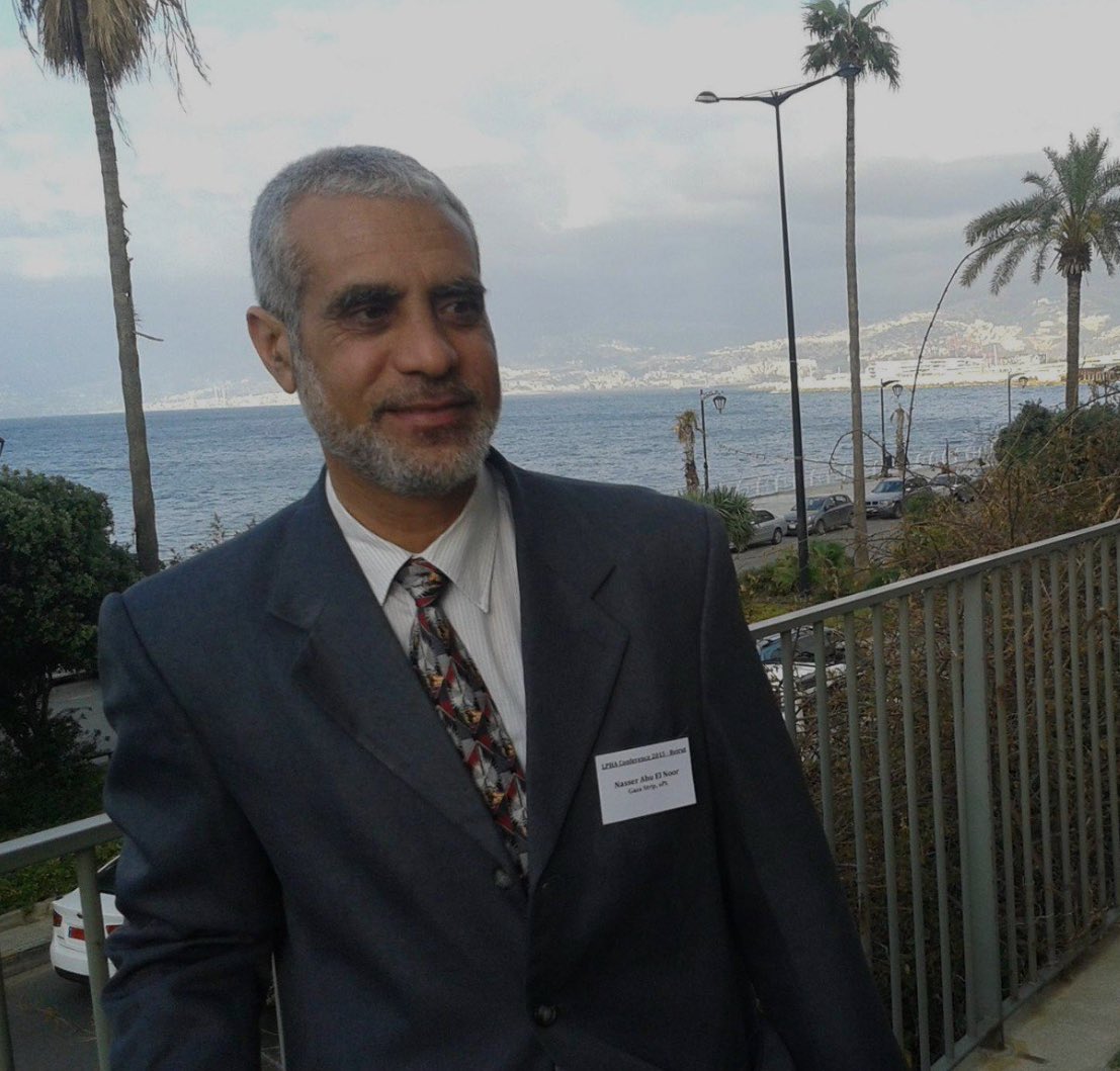 Israel airstrikes just killed Professor Nasser Abu Al Nour, Dean of the Faculty of Nursing at the Islamic University of Gaza, along with 7 members of his family, sheltering in their home today. 

May they rest in peace🙏