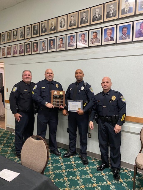 HoweyPD's tweet photo. We would like to congratulate Officer Rafi'el Corbitt who was selected as the 2024 Officer of the Year at the Eustis Elks Lodge ceremony yesterday. Thank you Officer Corbitt for your service and dedication to the Town of Howey in the Hills! https://t.co/0aKJfzRlLr