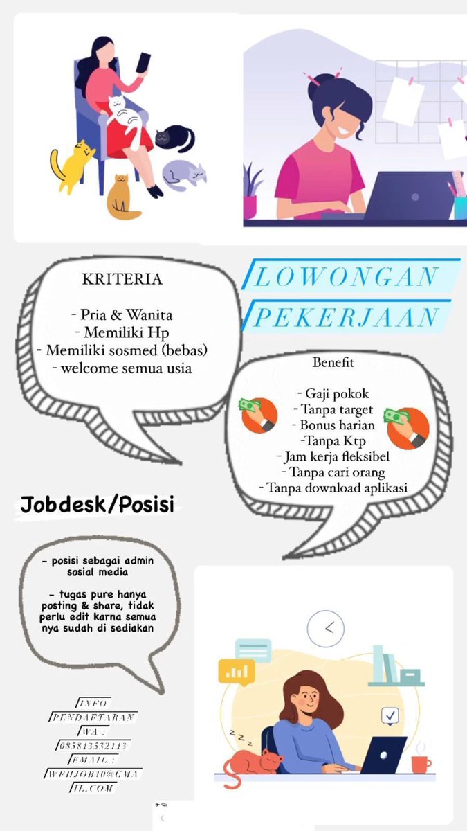 IndrianiAn51101's tweet photo. Yang butuh kerja sampingan boleh nanya”
#freelance
#home https://t.co/1jQQqJiQpk