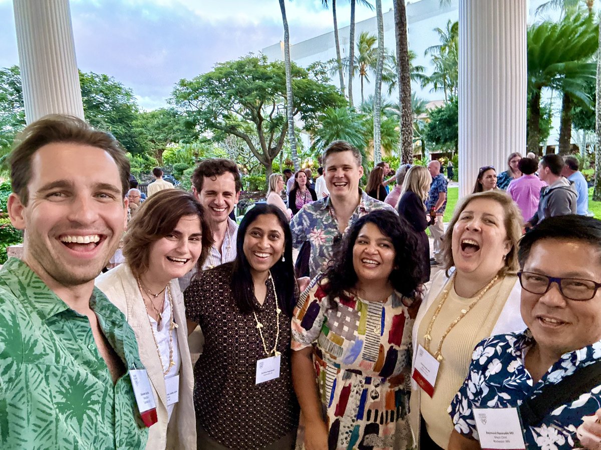 Faculty and fellows from Mayo Clinic ID programs in AZ, FL and MN at the ID Updates 2024 sunset reception in Kauai, Hawaii.