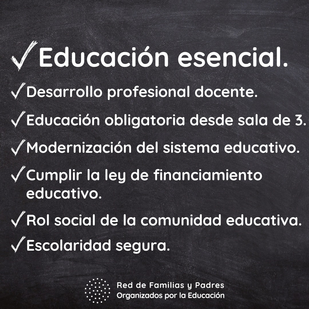 La declaración de la Educación como Servicio Esencial, que pedimos desde 2020, es útil con una reglamentación adecuada e inmediata que garantice todas las escuelas abiertas y a todos los estudiantes en sus aulas, con sus docentes, recibiendo educación de calidad todos los días.