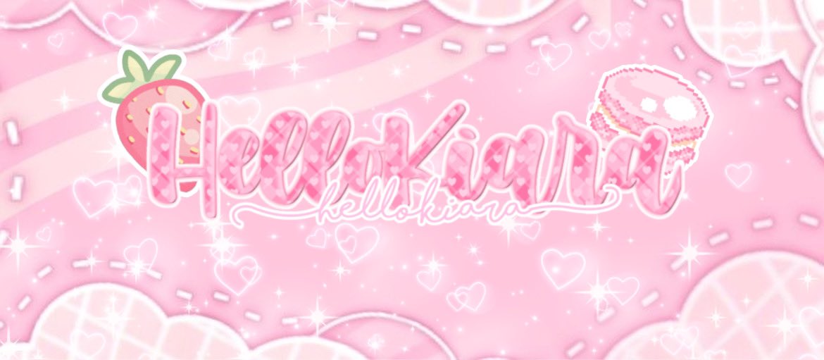 Banner for <a href="/HelloKiaraYT/">HelloKiara🩷 | Demigod VTuber 🎭</a> 
(Free banner / fan art!)

Enjoy 💝
