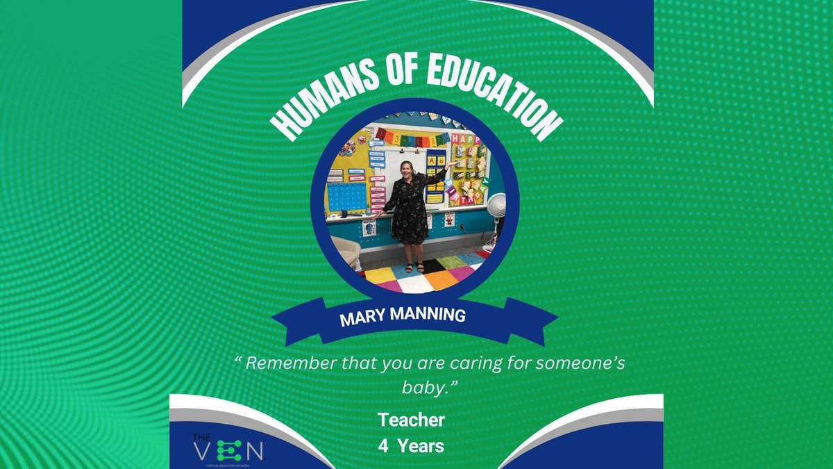 TheOfficial_VEN's tweet photo. ✨ Meet Mary Manning, our inspiring #HumanOfEducation this week! Her passion for teaching stems from empowering kids with unconventional skills. "I never found my spot or value, so I want others to find theirs." Click the link in our bio to become a #HOfE and make a difference! https://t.co/RptVzPtWBa