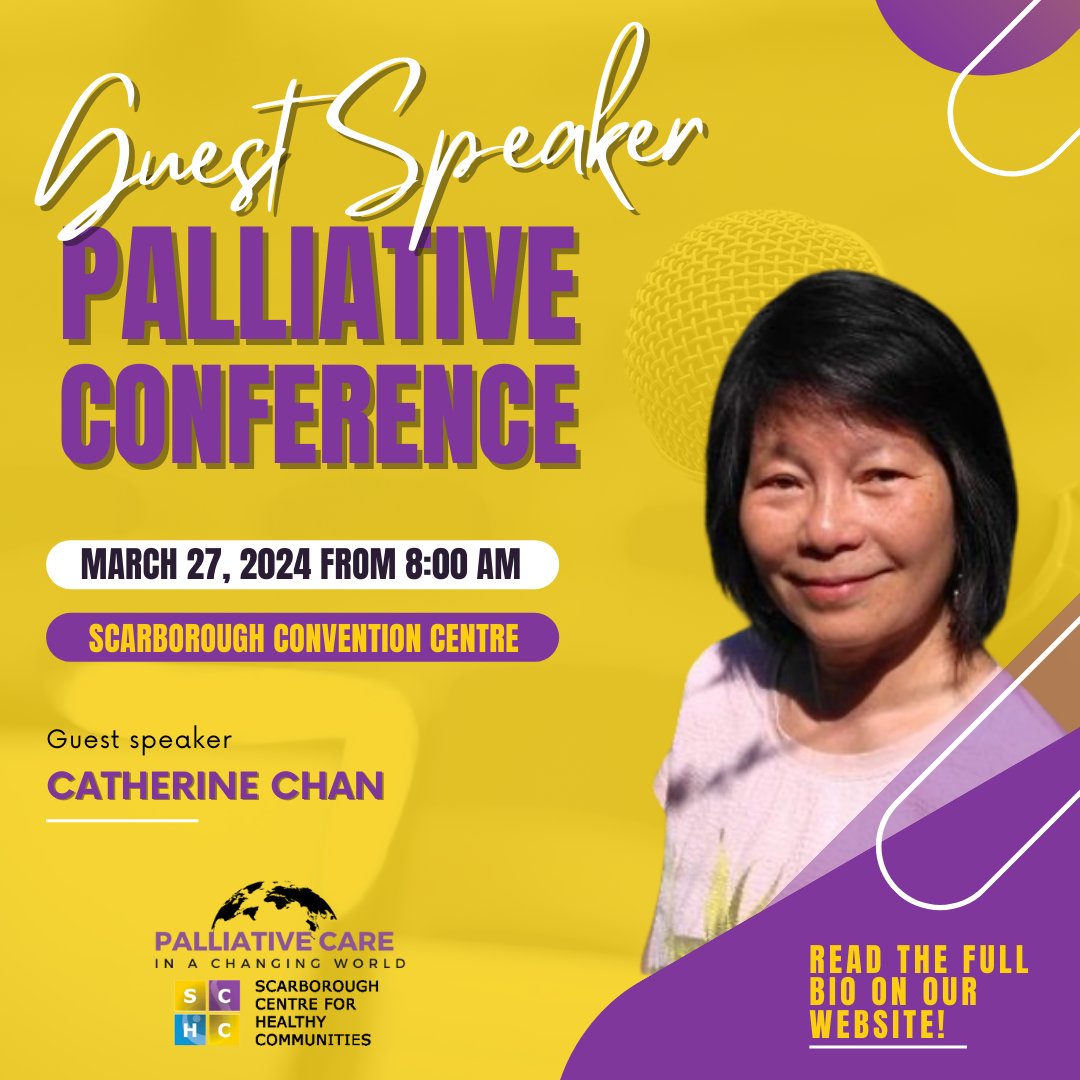 Excited to have Catherine Chan, a seasoned clinical social worker specializing in trauma and transitions, presenting at our Palliative Conference on March 27! Join us for valuable insights and expertise. 

#PalliativeCare #ConferenceSpeaker