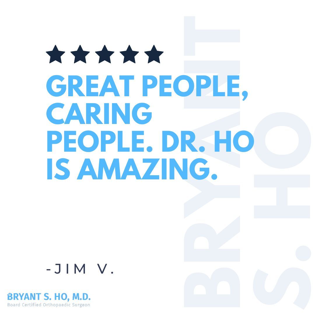 Jim, thank you for the kind review! #BryantHoMD #footandanklesurgeon #footandanklespecialist #patienttestimonial #testimonialtuesday