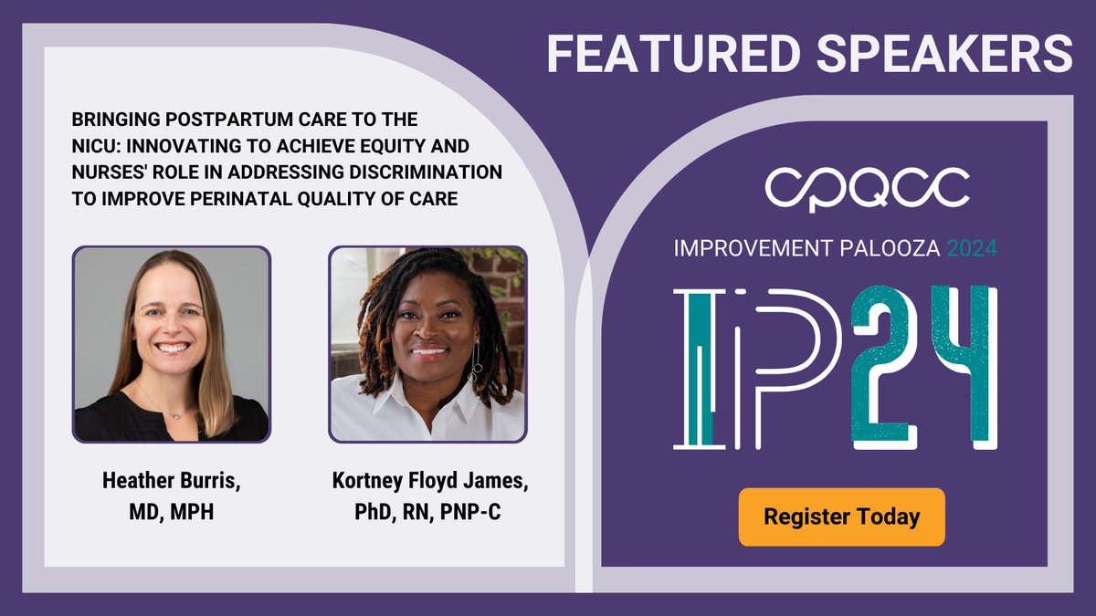 Only 9️⃣ more days to register for #CPQCCIP24! Join us for IP24, A Roadmap to Community Engagement: #NeonatalEquity & Advocacy, live & in-person or virtually on 3/1. Don’t miss this amazing opportunity to learn how to build community & family connections! ow.ly/VyGQ50QzrXZ