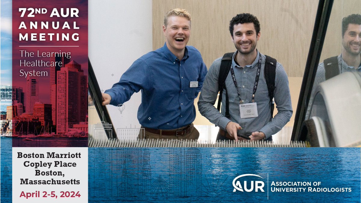 🌟 Register for #AUR24! Join us for a gathering of brilliant minds, innovative sessions, and unparalleled networking opportunities.

bit.ly/3uy7HWG

#AUR #radiology #RadEd #MedEd #research