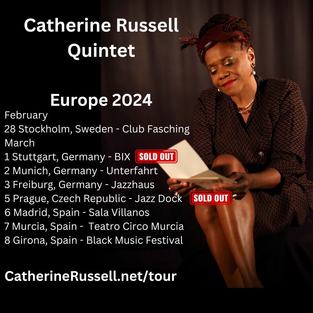 #Repost @crussellsinger 

Crossing the Big Pond soon, grab tix now!

Visit catherinerussell.net for info

#jazz #blues #livemusic #tourdates