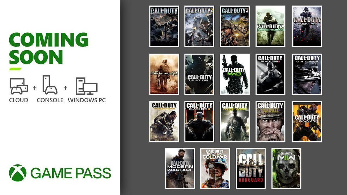 KeemaMr's tweet image. It's Official, Phil Spencer has confirmed that all Activision Blizzard games will be available day one  on Xbox Game Pass. day one.  They are working on  bringing older versions   of the Call Of Duty Series to the service.