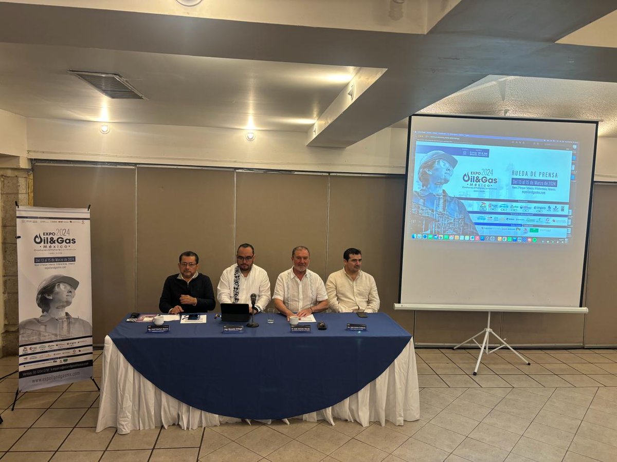 OCV_Tabasco's tweet image. Esta mañana en #RuedaDePrensa se presentaron los pormenores de la 4ta. edición de #ExpoOilAndGas que se realizará en la Nave 3 del #ParqueTabasco del 13 al 15 de marzo y contará con la presecia de participantes de 7 países.

@oilgasalliance @SEDEC_Tab @Turismo_Tabasco @AMHMT