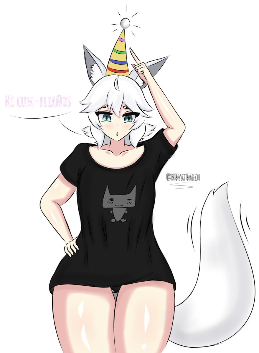 N0vat0Arch's tweet photo. Feliz cumpleaños @crikochan 🎂, me tomé el tiempo de hacerle un dibujo😼 https://t.co/TbBNpBhPS0