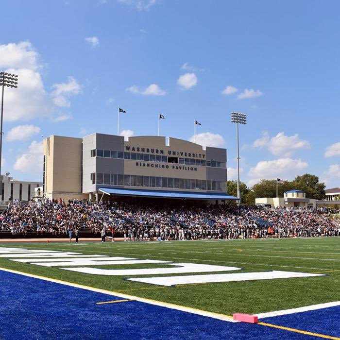 <a href="/IchabodFTBL/">Washburn Football</a> @wucoachschurig Thank you for having me, made me feel like family!! ⚪️🔵