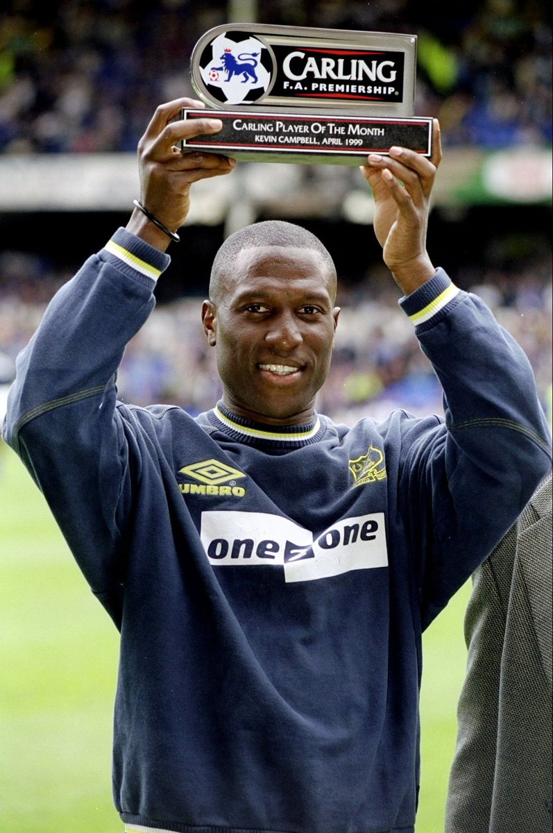 Gutted to hear my hero @1kevincampbell has been unwell. Sending you all the love and best wishes for a speedy recovery Kev 💙