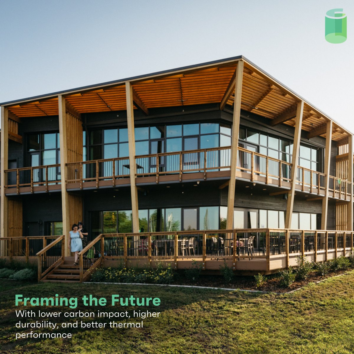 GlasCurtain's tweet photo. Our high-performance fibreglass-framed glazing solutions empower architects to create inspiring spaces that not only promote well-being but also preserve our planet for future generations! 🌱
··
#Fibreglass #Curtainwall #EmbodiedCarbon #StepCode #CarbonEmissions #Architecture
·· https://t.co/1Ohr4RsBVv