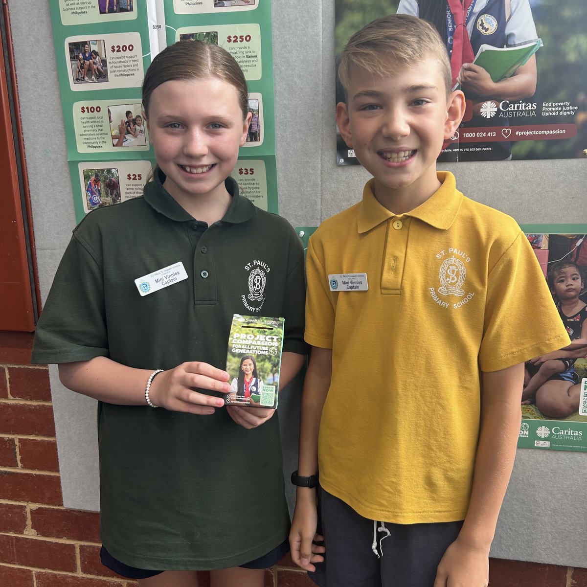 PaulPrimary's tweet photo. Our Mini Vinnies leaders were proud to launch  
@iamCARITAS #ProjectCompassion on behalf of our community. All donations raised this term will support Caritas Australia to help those in poverty locally &amp; internationally. In the spirit of giving, this is our focus during #Lent https://t.co/djJm9UUWof