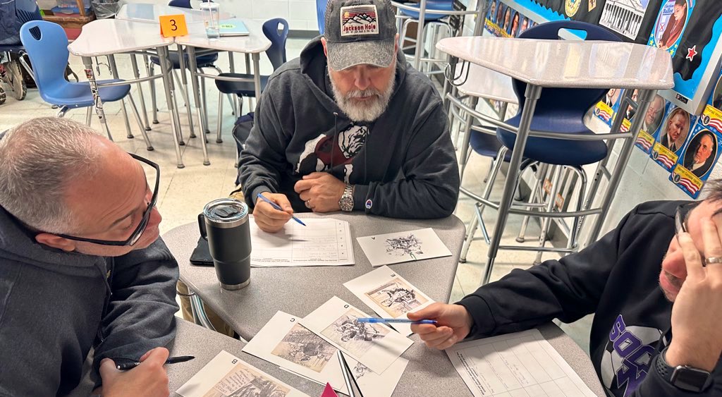s3strategies's tweet photo. 💡🧐#USH #Government #Civics & #APGoPo teachers in @FCSchoolsGA engaged in strategies to predict & discover all while implementing #ImpactfulReview utilizing #PrimarySources! 📜Providing students varied opportunities to engage w/ content is 🔑 ✅What a day w/ #s3strategies! https://t.co/1YFx0h1ir9