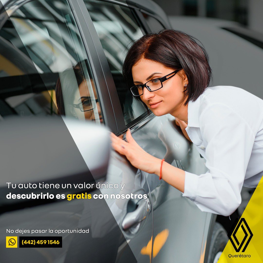 Renault_Qro's tweet photo. Ven, avaluamos tu auto y te mejoramos cualquier oferta 🚗
✅ Capitaliza tu inversión
✅ Seguridad al comprar
Cotiza tu modelo Seminuevo favorito 👉
#RenaultQuerétaro https://t.co/uFNgDXwHoJ