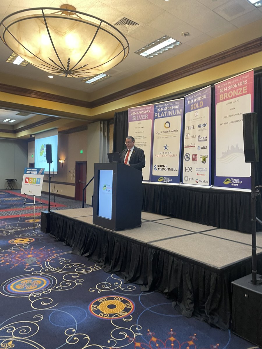 Mocities's tweet photo. Thank you Rep. Falkner, Rep. Haffner and Rep. Baringer for speaking to local government officials today at the MML Legislative Conference in Jefferson City! We appreciate your work to help local communities thrive! #mml24 @mikehaffnermo https://t.co/S6jebw7jjS