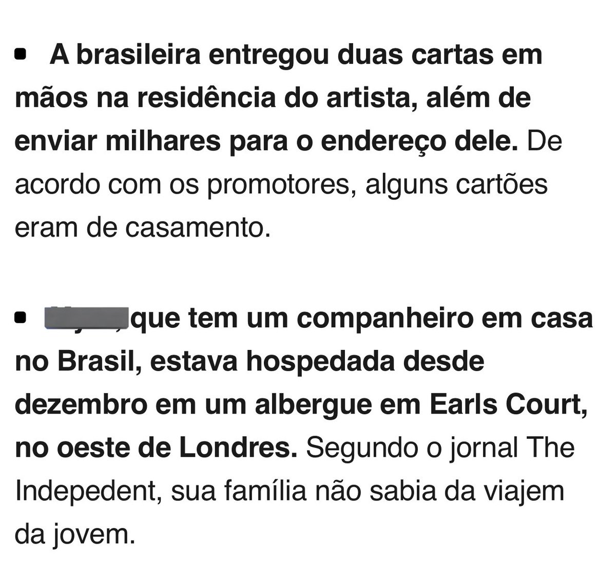 thehsbrasil's tweet photo. 🚨 GENTE? Uma Brasileira de 35 anos está respondendo judicialmente por enviar 8 MIL CARTAS para Harry Styles.

Ela está detida sob custódia da polícia britânica desde o fim de janeiro.

Fonte: UOL. https://t.co/S6s7xLhfae