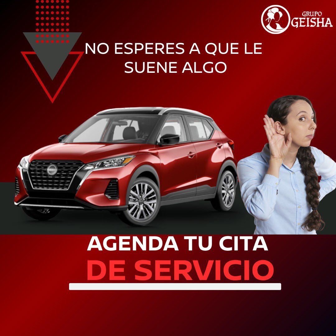 GeishaLaVilla's tweet photo. Recuerda la importancia de realizar periódicamente el servicio de tu auto 🔩⚙
Agenda en línea 📱 y ven por el servicio de tu #Nissan #NissanGeishaLaVilla https://t.co/uS1yEVoIde https://t.co/2IuVBniqA0