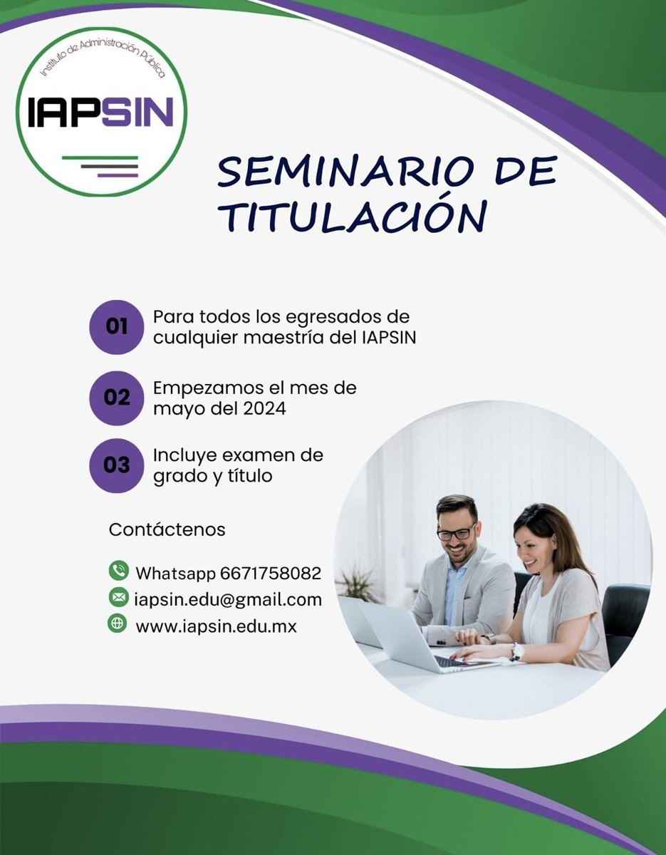 ! Es hora de titularte ! si eres egresado de cualquier maestría de nuestro Instituto, corona tu esfuerzo con este programa ideal para ti.