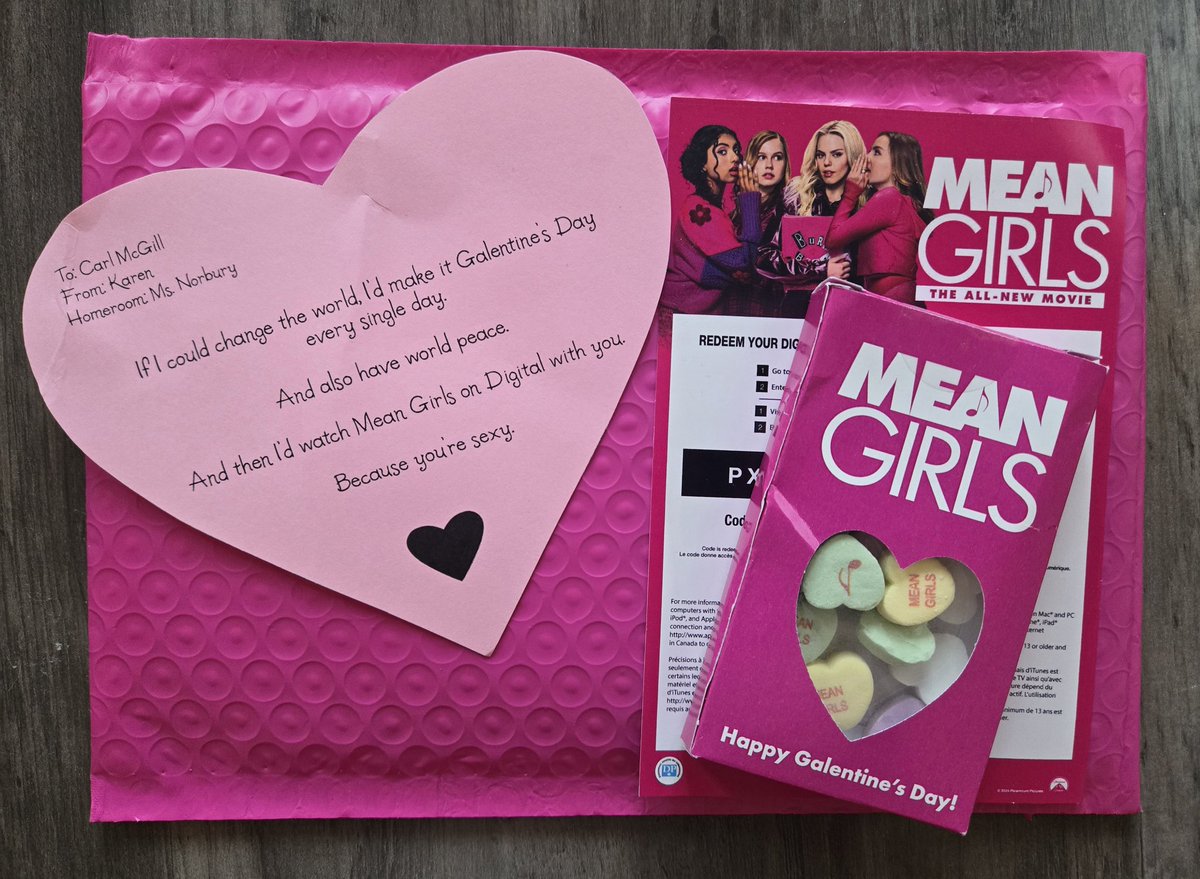 Guess what I'm watching TONIGHT?

#MeanGirls Now Available On #Digital

Thanks, <a href="/ParamountMovies/">Paramount Movies</a> &amp; <a href="/ACSHINN/">Stephen A.C. Shinn</a> for the lovely gift. ❤️