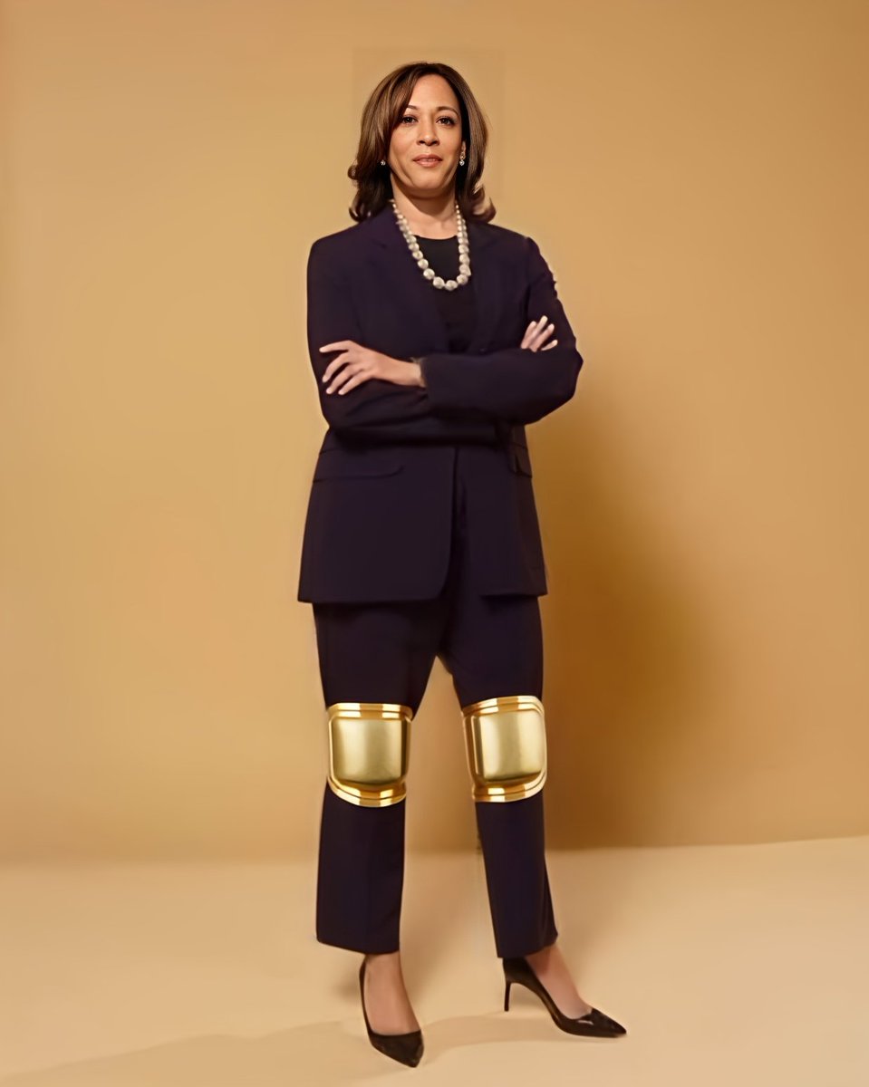 Kamala Harris new knee pads