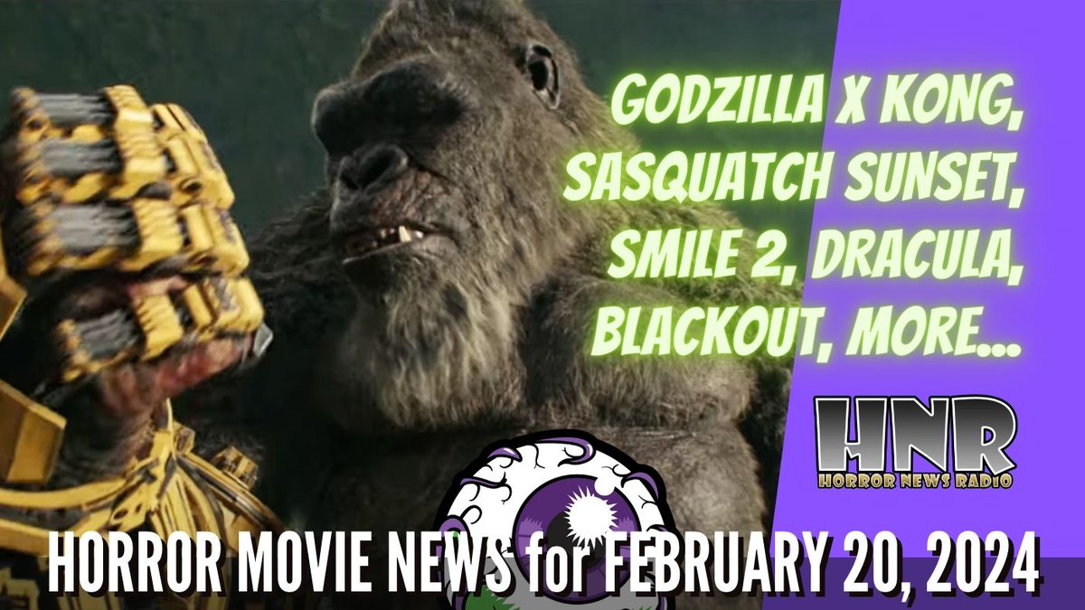 Godzilla, Kong, Sasquatch, Dracula, and more – HNR for February 20, 2024 youtu.be/O93L5bbKQD0?si… via @YouTube
