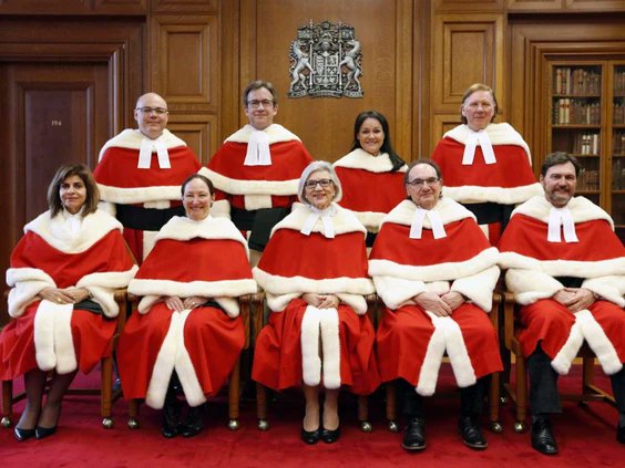 Why had no one told me the Canadian Supreme Court wear Santa Claus outfits?