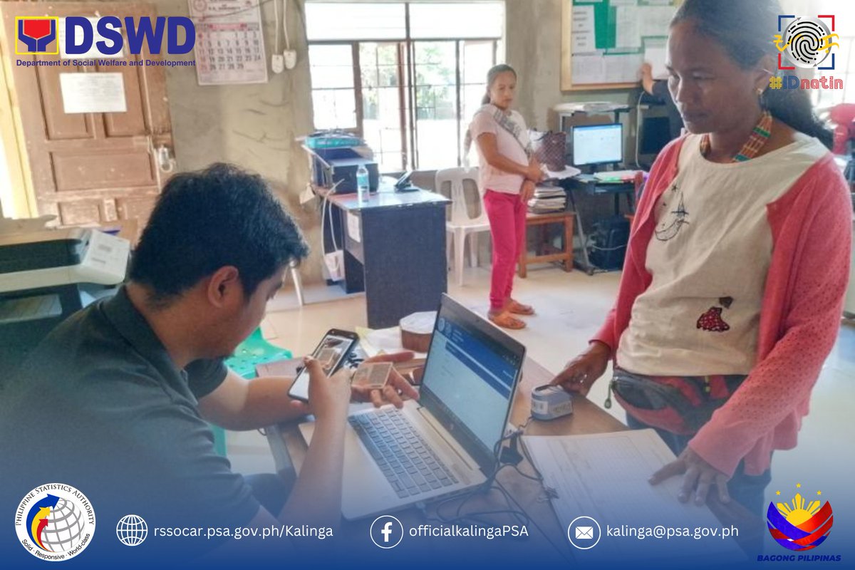 PSACARKalinga's tweet photo. LOOK | PhilSys Registration and Authentication of Pantawid Pamilyang Pilipino Program (4Ps) Beneficiaries during Family Development Session (FDS) in Barangay Dilag, Tabuk City, Kalinga
#PhilSys #PhilID #IDNatinTo #PhilSysCheck #PSA #PSAKalinga https://t.co/Ti91U5Ia5O