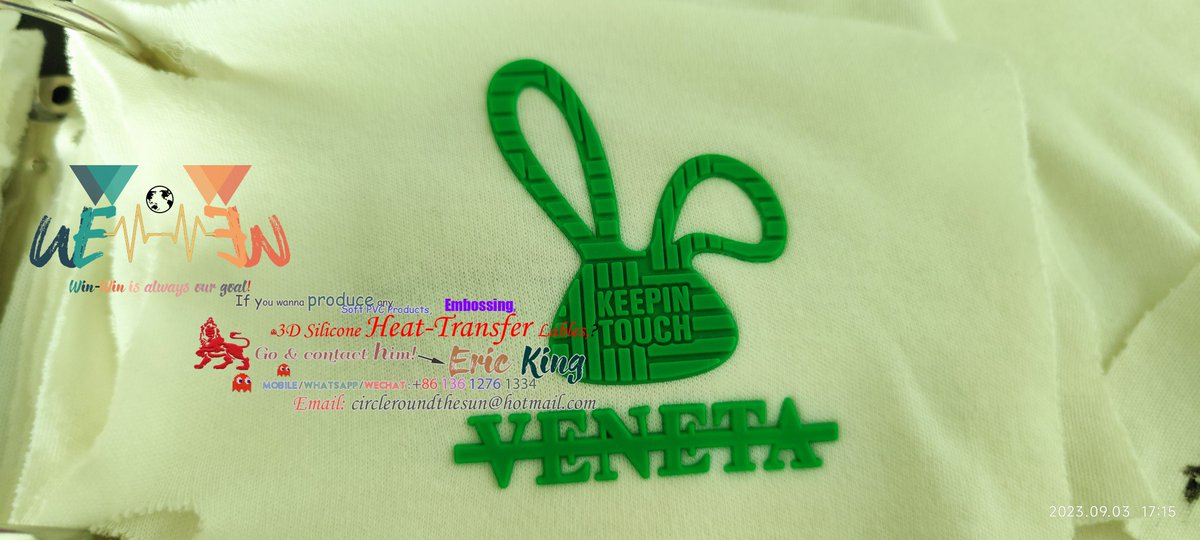 EricKongKing's tweet image. Day 126: 3D Silicone Heat-transfer Labels &amp;amp; PVC Patches
We've been back to work this week from our Chinese NEW Year Holiday! Come and visit us, or consult us more about our products. We will help you with your projects!
#HeattransferSticker #HeattransferLabel #MoldLabel #TPU