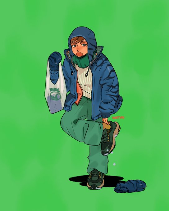 「green pants hood」 illustration images(Latest)