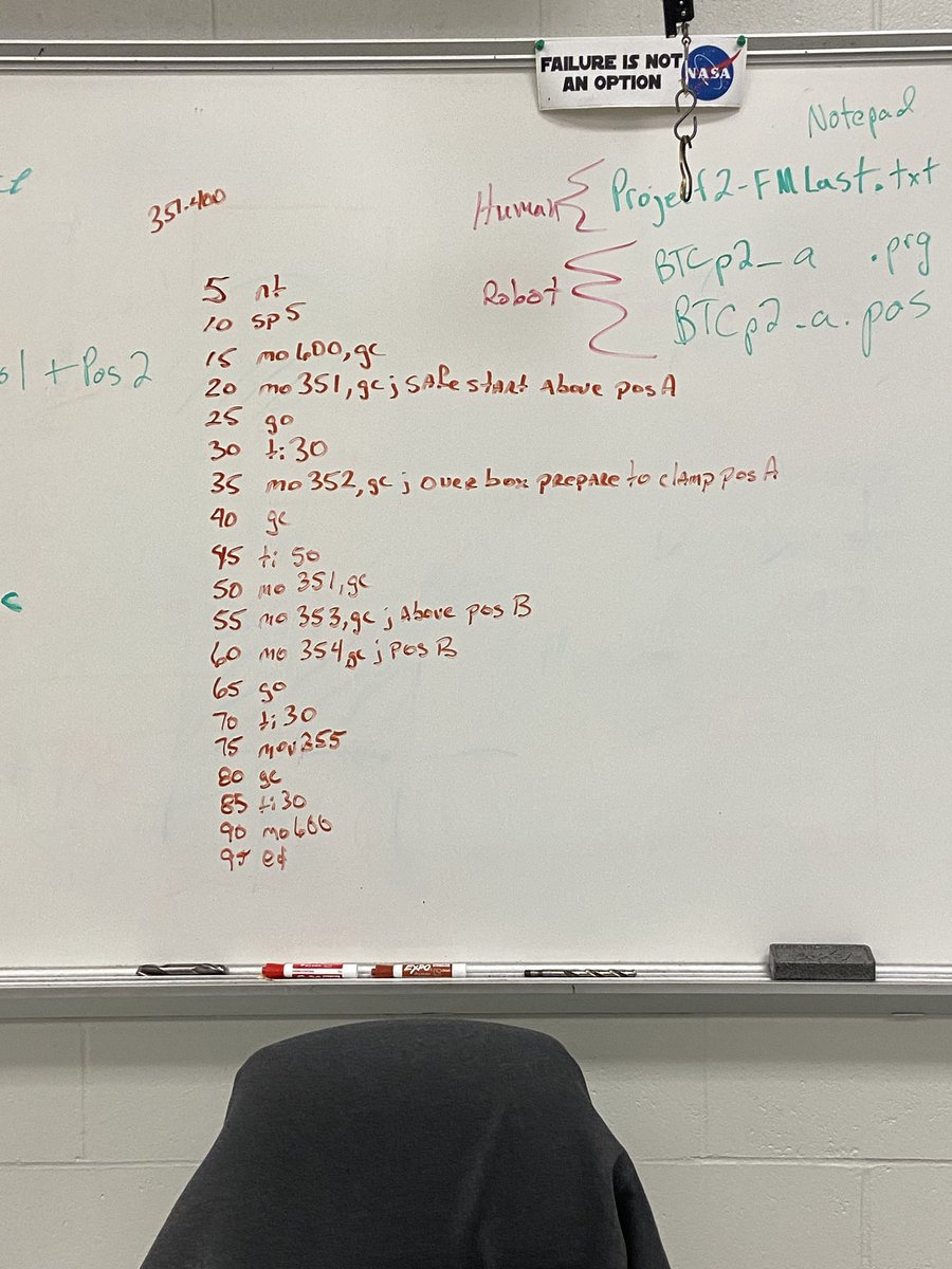 CurryTechTrain's tweet image. Anybody here speak in Mitsubishi MoveMaster robot language? My students can interpret! #industrialrobot #Robotics @RCCDecaturIL @jonweger @MrDuensing_lhs