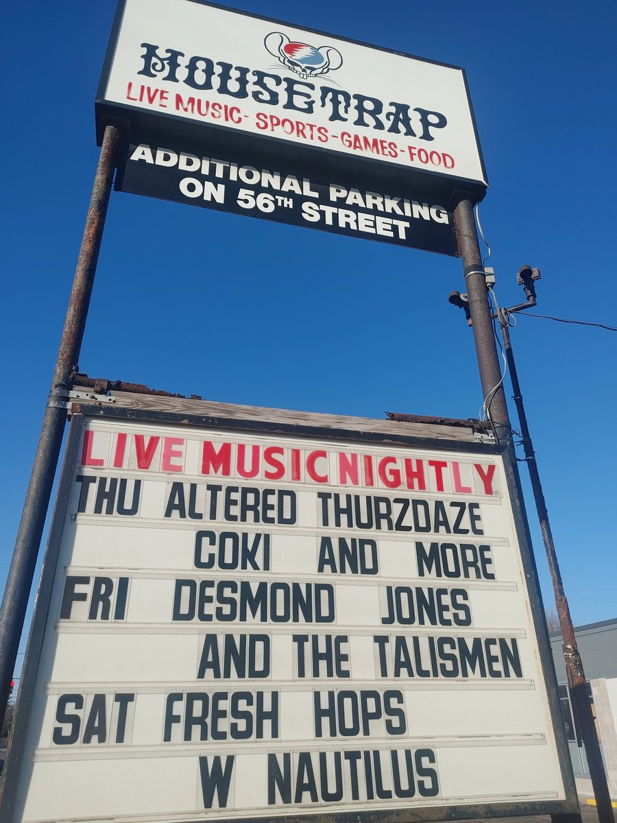 Another great weekend upcoming at <a href="/TheMousetrap/">The Mousetrap</a> 
See out full schedule and get your TIX at Eventbrite eventbrite.com/o/mousetrap-ba…
