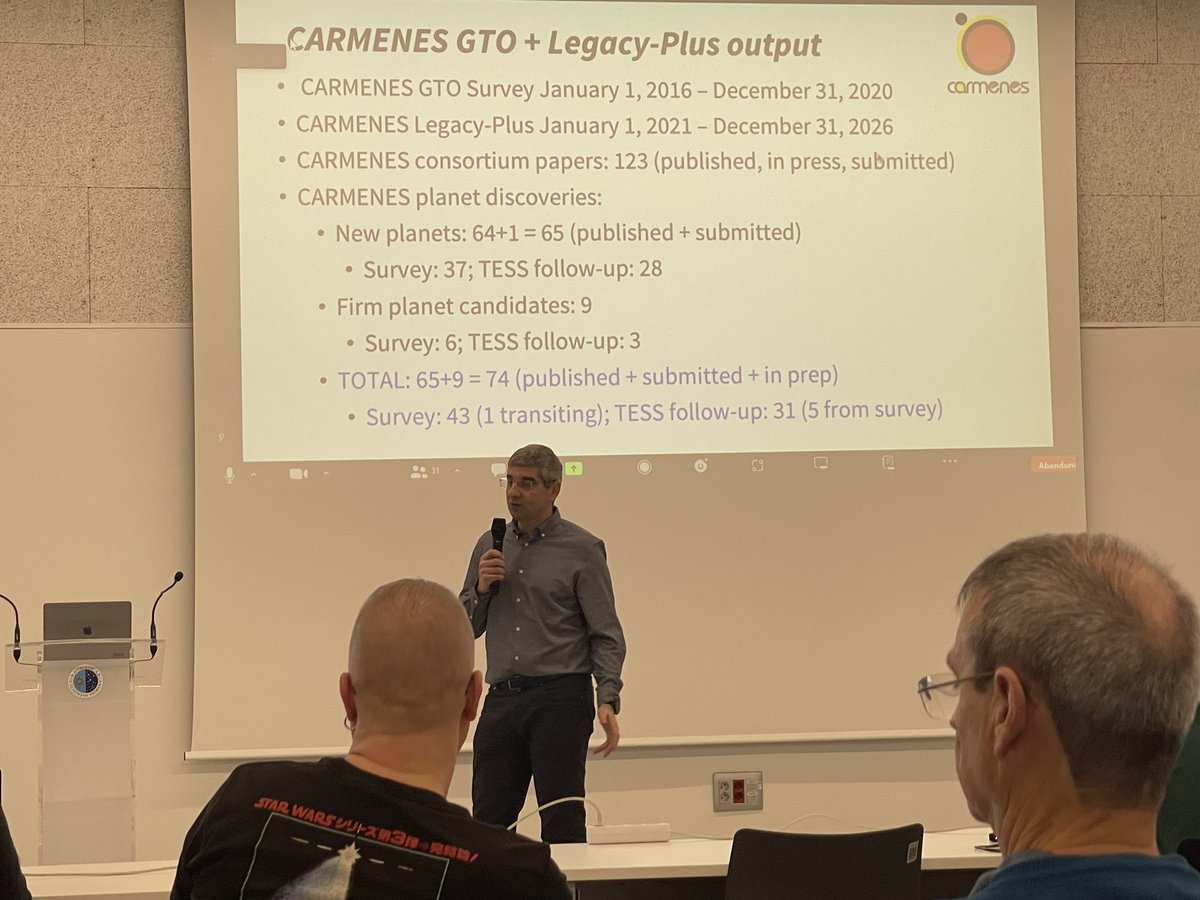 CARMENES_exopl's tweet photo. Today 20 feb 2024 start the 19th @CARMENES_exopl scientific meeting at the #IACTEC @IAC_Astrofisica in La Laguna, Tenerife https://t.co/3n8SQ3sO4t