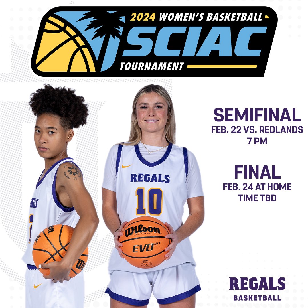 CLUSports's tweet photo. SCIAC Tournament action is upon us! Regals basketball is the No. 1 seed in the tournament! #GoRegals #OwnTheThrone https://t.co/91WnMZgop1