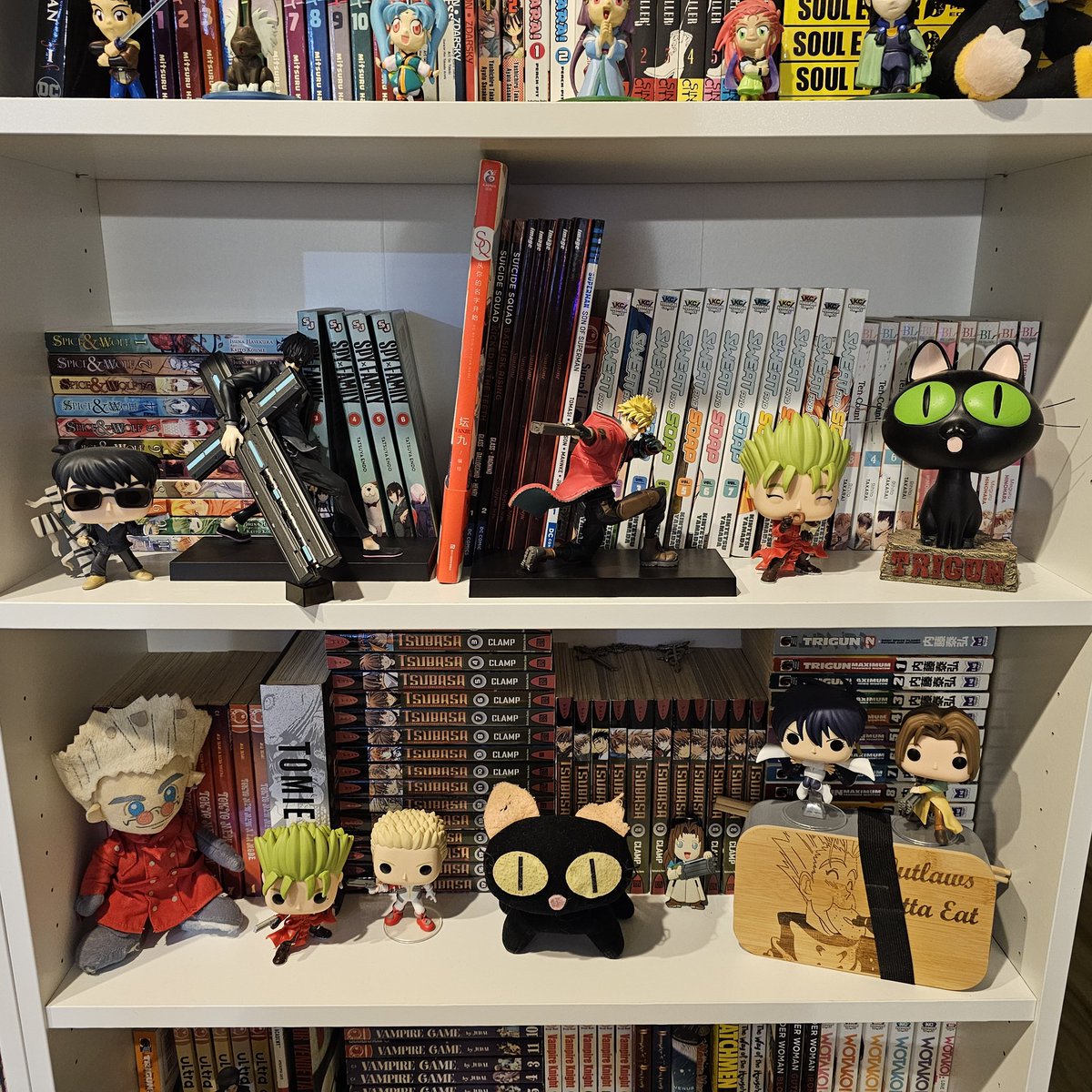 SerenchiStuff's tweet photo. The Wolfwood Pop-Up Parade came in a lot sooner than I expected. Now I need the ARTFX J ones to come in! 🤩

...I'm so afraid I'm going to lose that cigarette...
---
#nicholasdwolfwood #trigun #trigunstampede #gsc #POPUPPARADE #figures #collection #collectibles https://t.co/GyEpaIhRXi