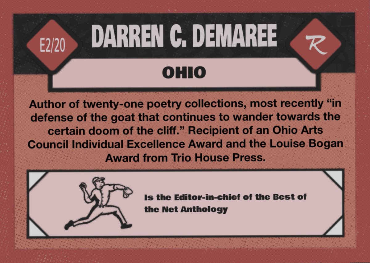 MdwstScribbler's tweet photo. @poetbaseball 
Series E Card #2

@d_c_demaree https://t.co/IIsLj6VBPs