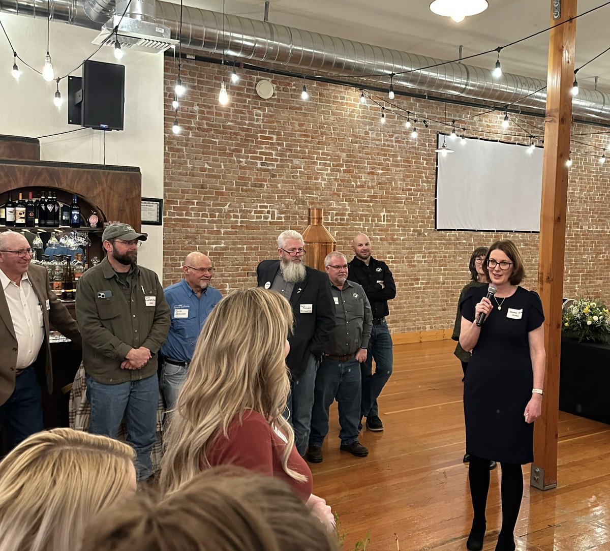 A tremendous thank you to everyone who was able to attend the recentMeet &amp; Greet for NVMA President, Amanda Hilton! We'd also like to thank the Elko Daily Free Press for covering the event! Read that story here: bit.ly/3uwQHjz