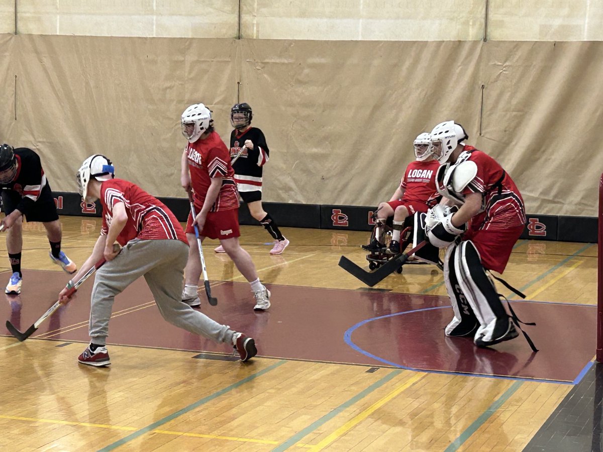 Congratulations, Logan ASL floor hockey team on a 8-3 win over crosstown rival Central.  Shout out to Josh O for scoring 4 goals!  #floorhockey #ASL