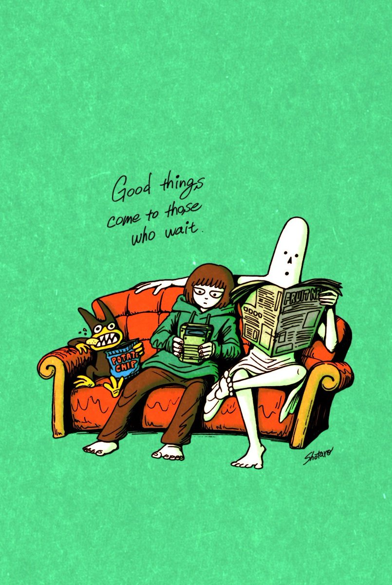 UA2G's tweet photo. Good things come to those who wait.
#果報は寝て待て
できるだけのことをやったならば、
後は焦らずのんびり待つしかないのだ。
#オバケのダニー
#DannyTheSpecter
#illustration https://t.co/8fNBiM1yD3