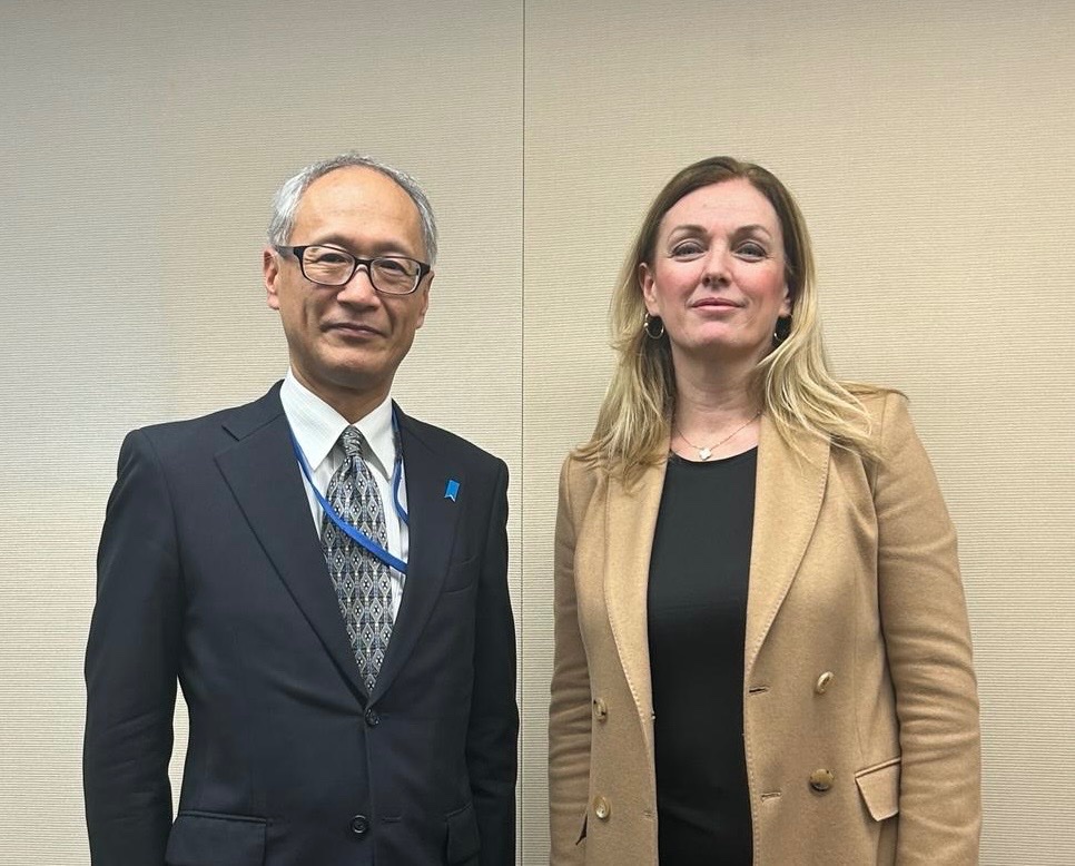 Productive meeting  with DG Hideo Ishizuki. We greatly value @MofaJapan_en trust in @UNDPEurasia. Committed to expanding our work on #WomenPeaceSecurity