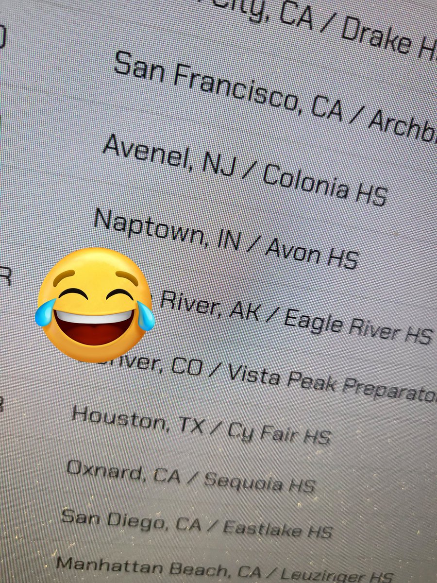 Proud of my man <a href="/1camGreen7/">CG6️⃣</a>, playing college football at <a href="/SantaBarbaraCC/">SB City College</a>. But I'm crying at the fact the roster has his hometown listed as "Naptown, IN." 
Cam is a whole vibe.