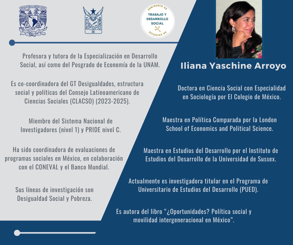 setrydes's tweet photo. 🗓️¡Aparta la fecha! 🗓️
El próximo viernes 01 de marzo a las 11am(CDMX) tendremos el gusto de platicar con @MGF91 e Iliana Yaschine sobre "Movilidad social e igualdad de oportunidades en México" 
Les compartimos una breve semblanza de nuestro ponente y nuestra comentarista https://t.co/WXOSadrWeL