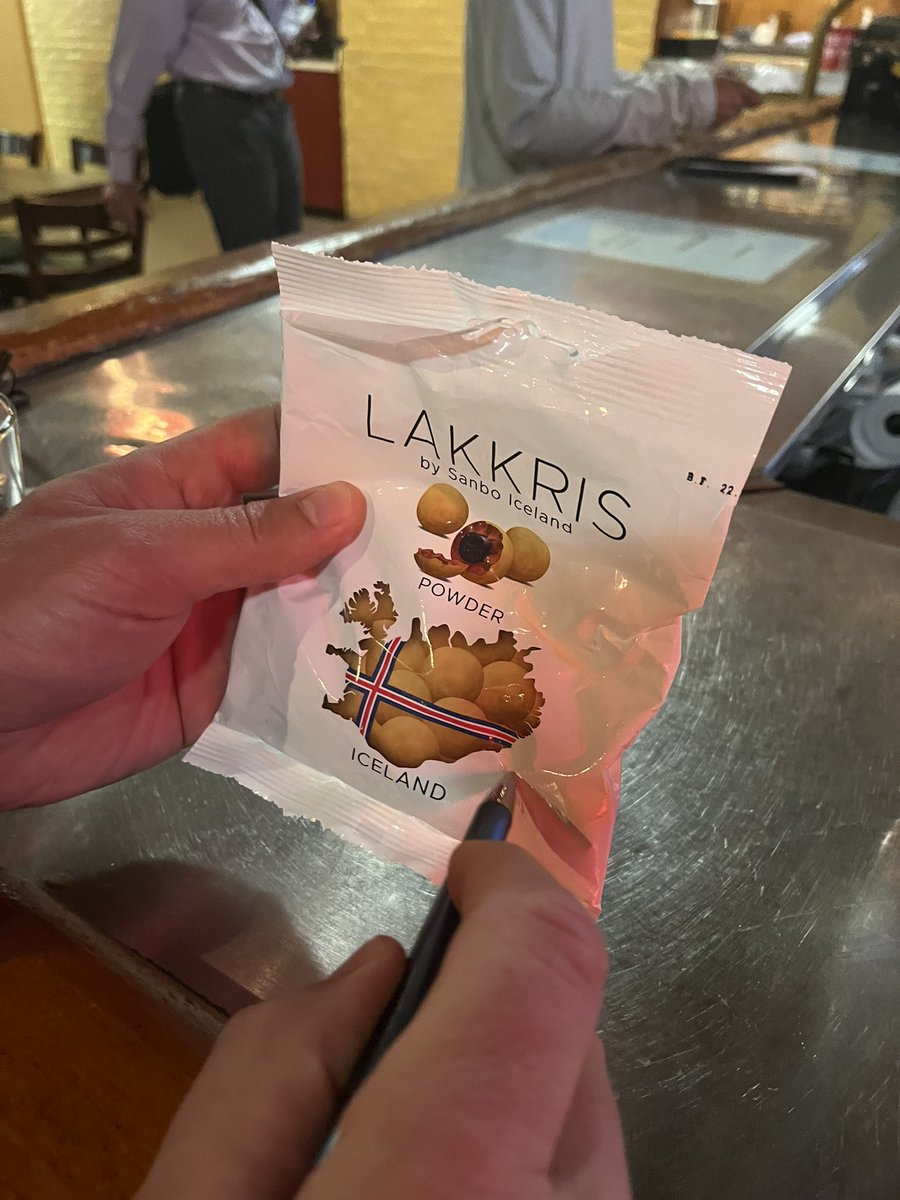 Planning observations around Iceland on a sweets packet.  With a map of Iceland. <a href="/angelruizangulo/">angel ruiz</a> and Hjalmar.