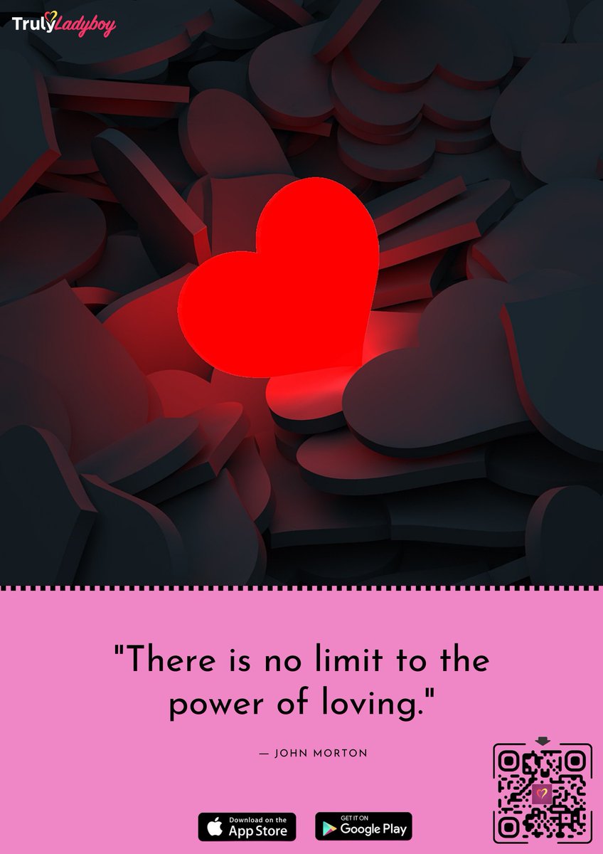 Love knows no boundaries, it holds infinite power within. Embrace it with all your heart.

Download TrulyLadyboy!

#TrulyLadyboy #Ladyboy #datingapps #datingsites #DownloadNow