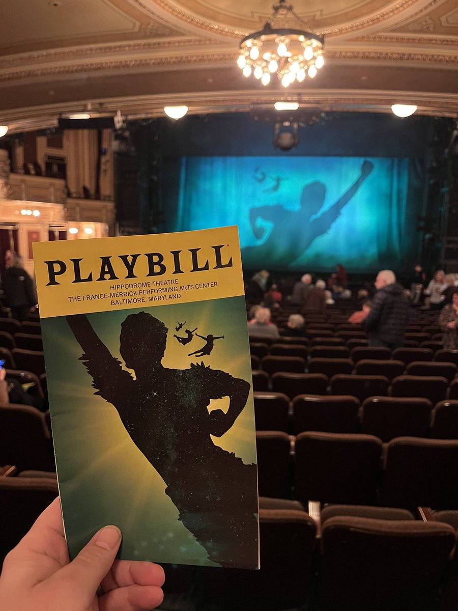 It has begun!!

Tour kickoff of Peter Pan The Musical at the  @HippodromeBway   Theater in Baltimore. 

Congratulations to this amazing cast & crew! 

#peterpan #peterpanthemusical #peterpanontour #musicaltheatre #musicaltheater #musical #broadway #broadwaytour