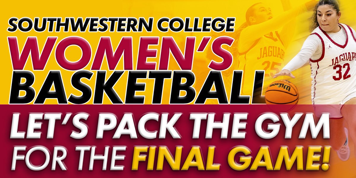 SWC_college's tweet image. Calling all fans to pack the gym! 

Join us this Friday, February 23, 2024, at 5 PM to support our Jaguars! Let's make some noise and show our school spirit together! See you there!