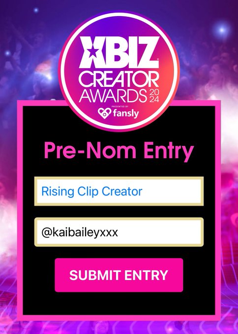 New Year! Nude me! Pre-nominations for XBIZ are open, &amp; I&rsquo;ve been working nonstop! Please vote for me