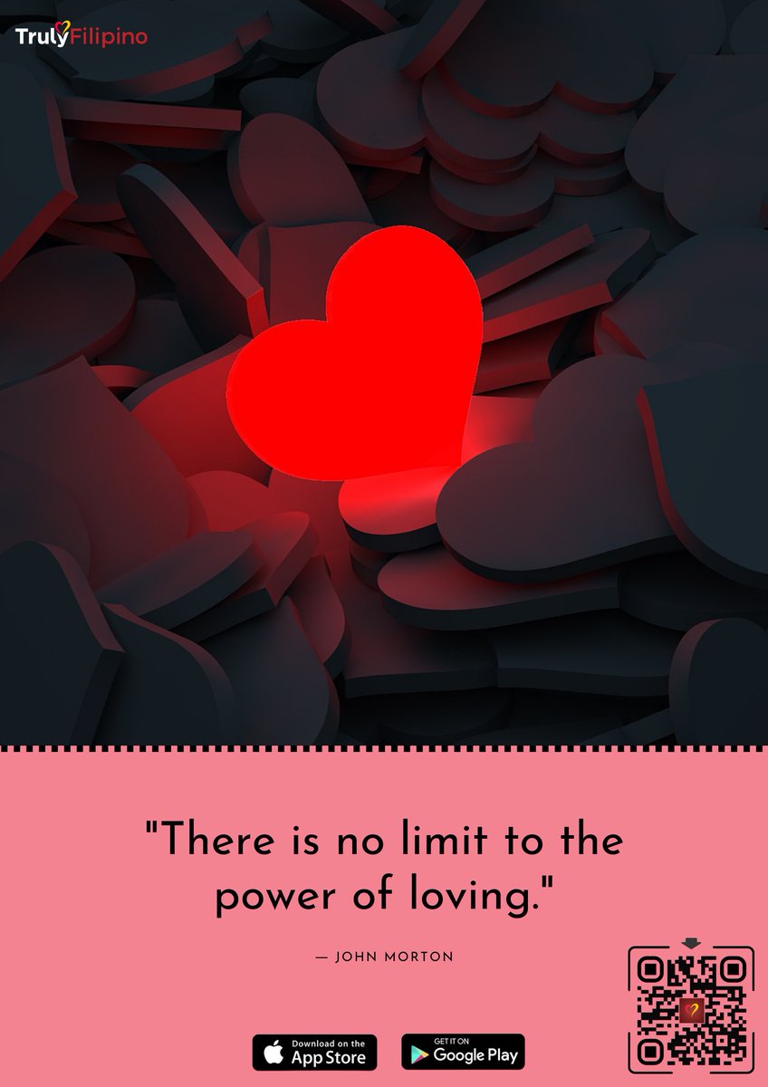 TrulyFilipino's tweet photo. Love knows no boundaries, it holds infinite power within. Embrace it with all your heart.

Download TrulyFilipino!

#TrulyFilipino #Filipino #datingapps #datingsites #DownloadNow https://t.co/JWglIcZLAE